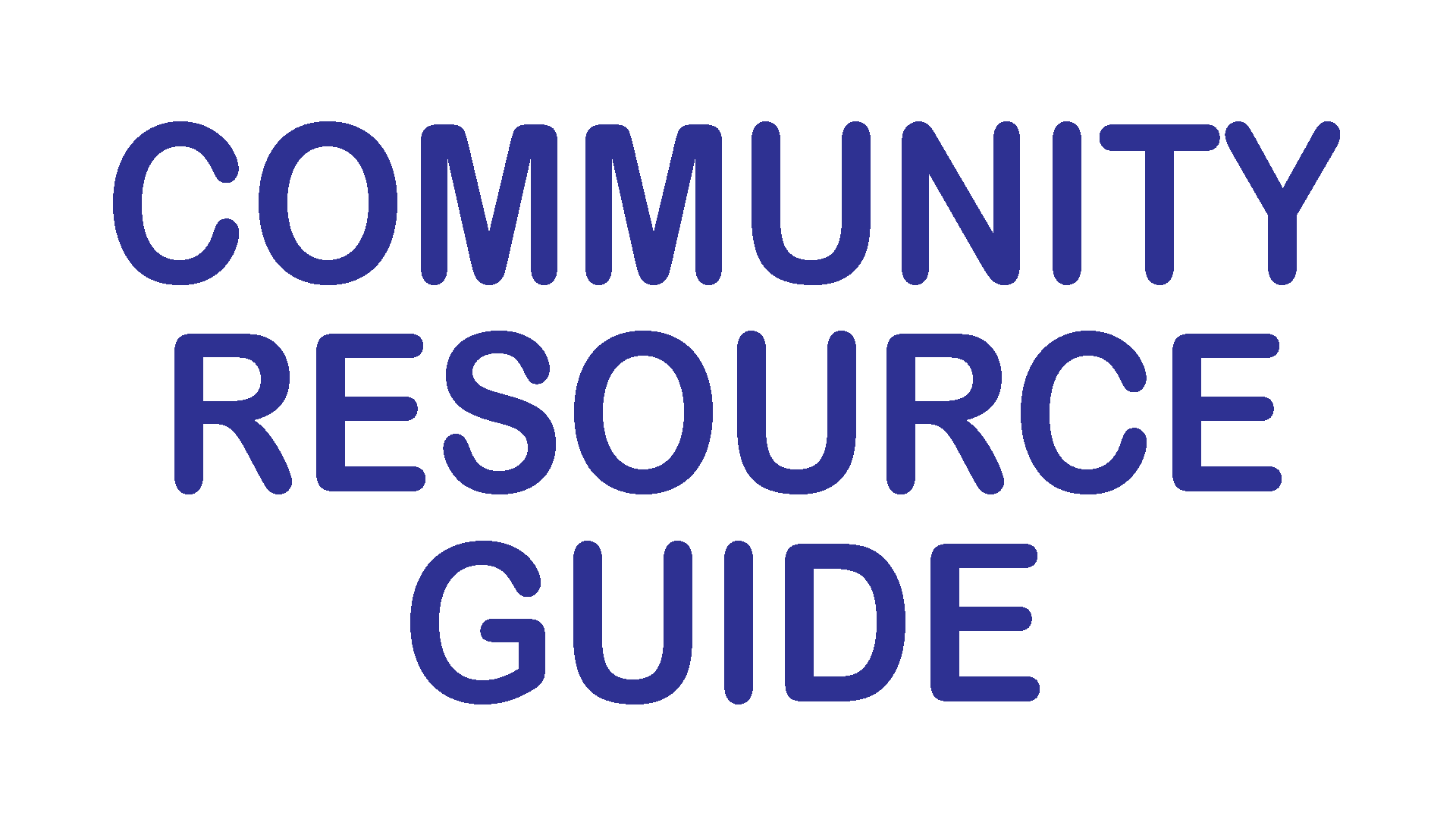 Check Out Our Community Resource Guide!