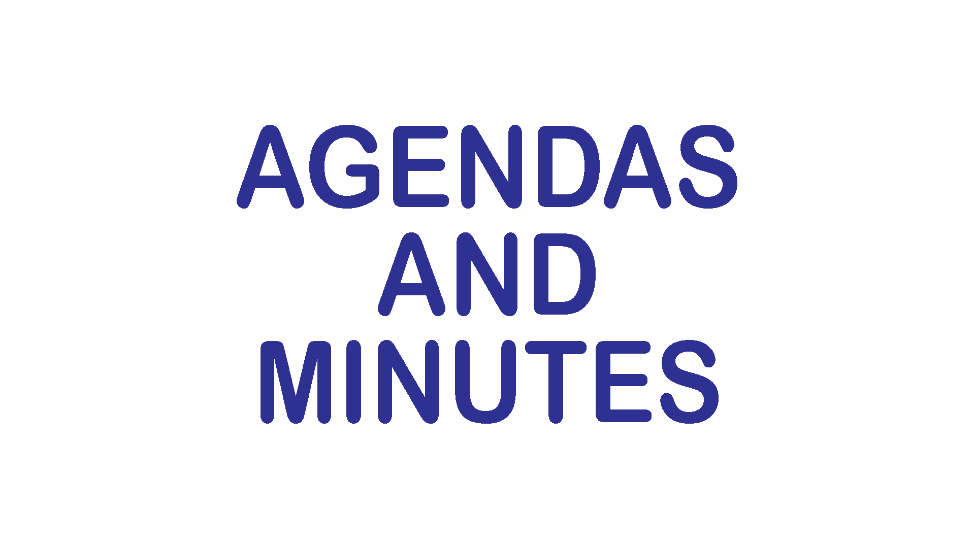 Agenda and Minutes