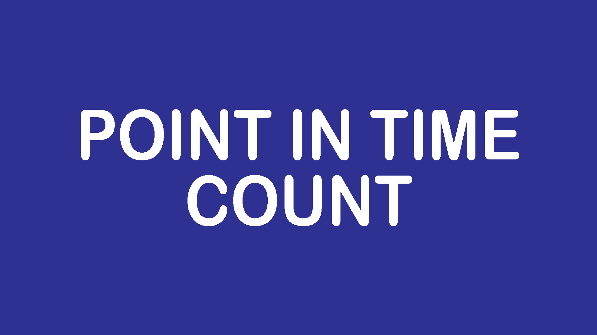 Point in Time Count