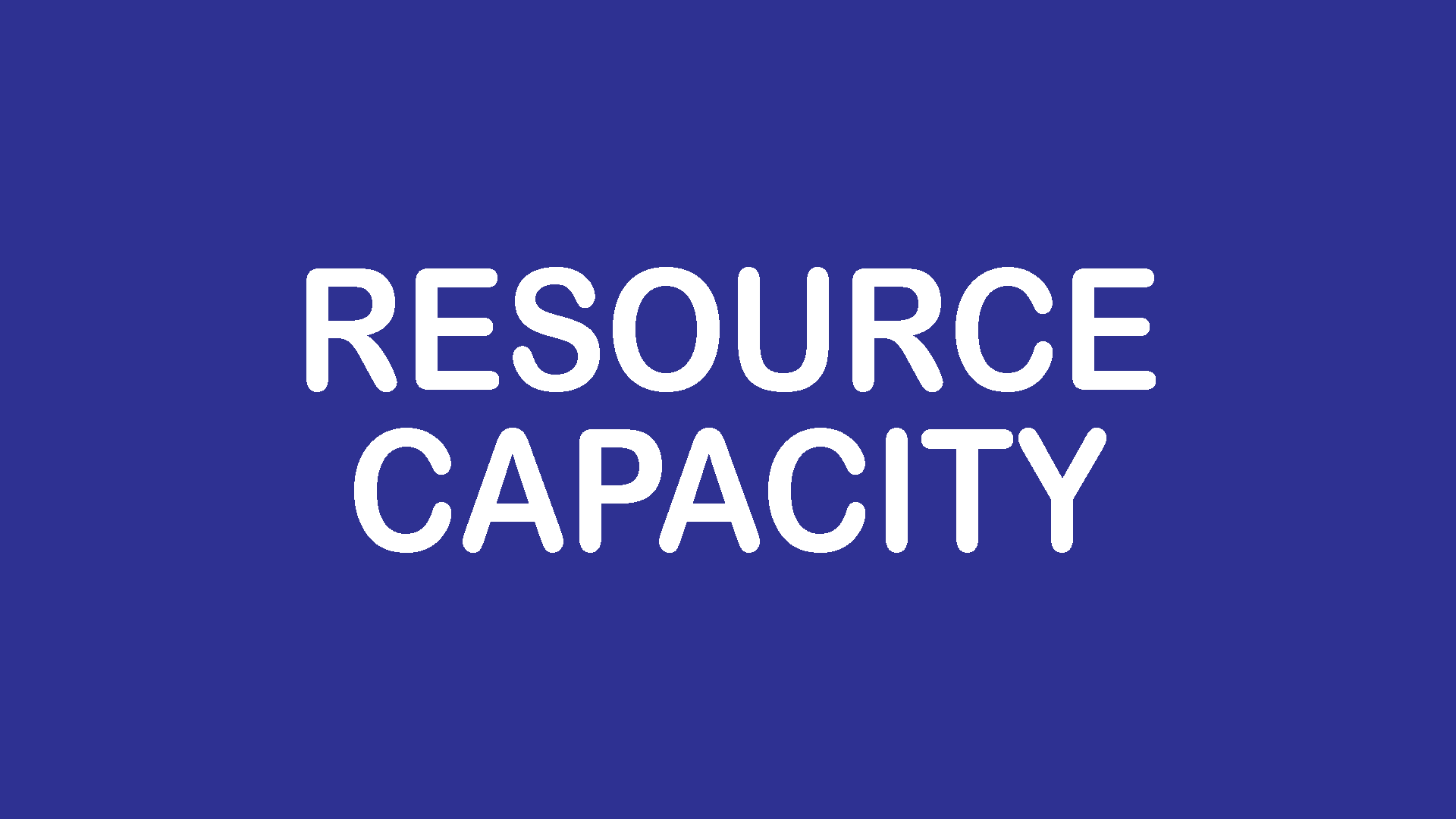 Resource Capacity
